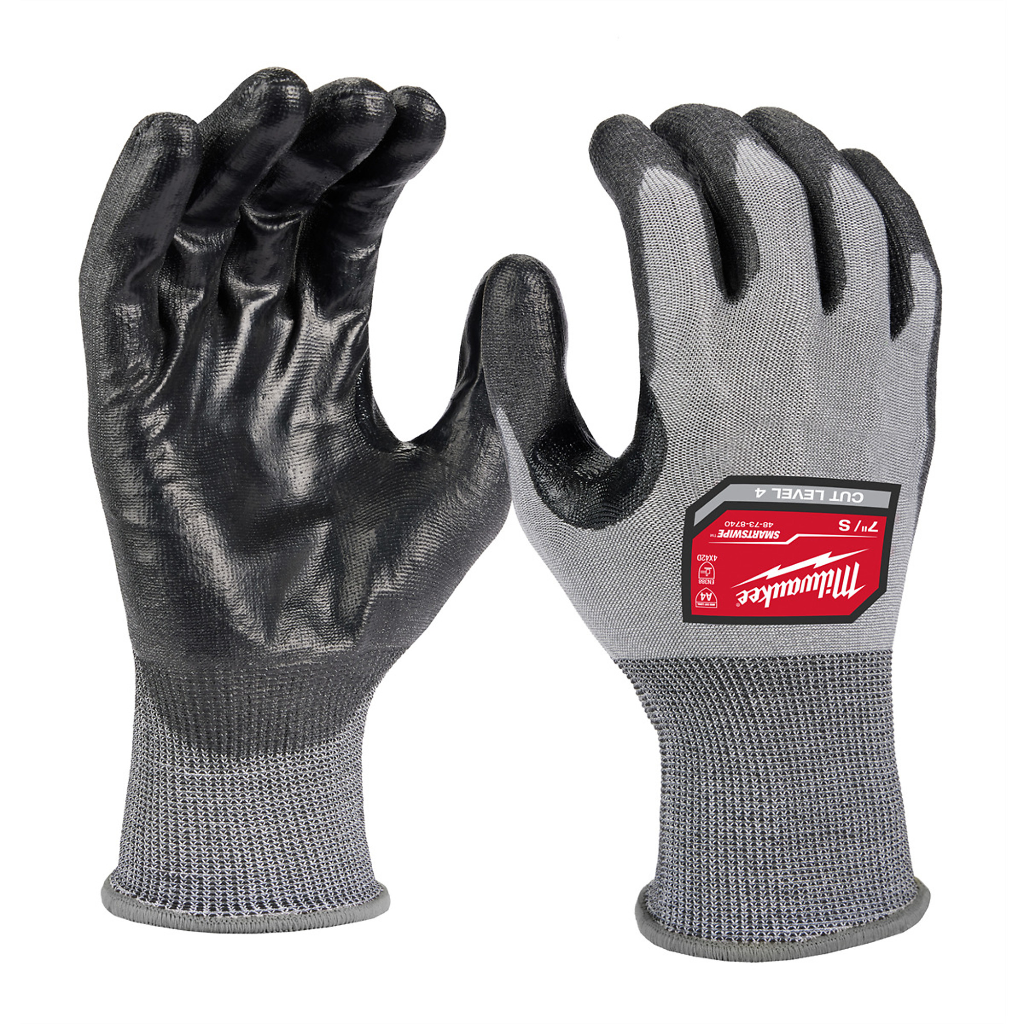 Milwaukee 12 Pair Cut Level 4 High Dexterity Polyurethane Di